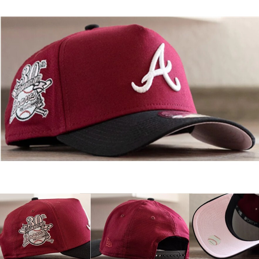 New Era Atlanta Braves Honor MLB 30th Anniversary Cardinal Adjustment Cap