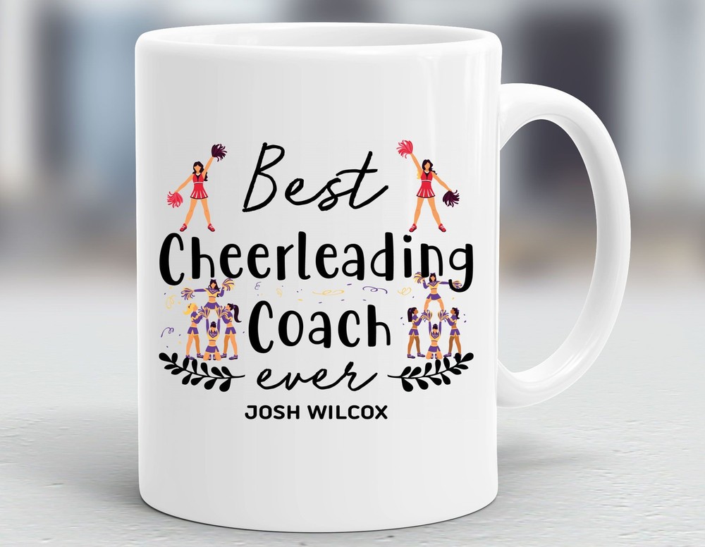 Personalized Cheerleading Coach Mug Cheerleading Coach Gift Gift Ideas For
