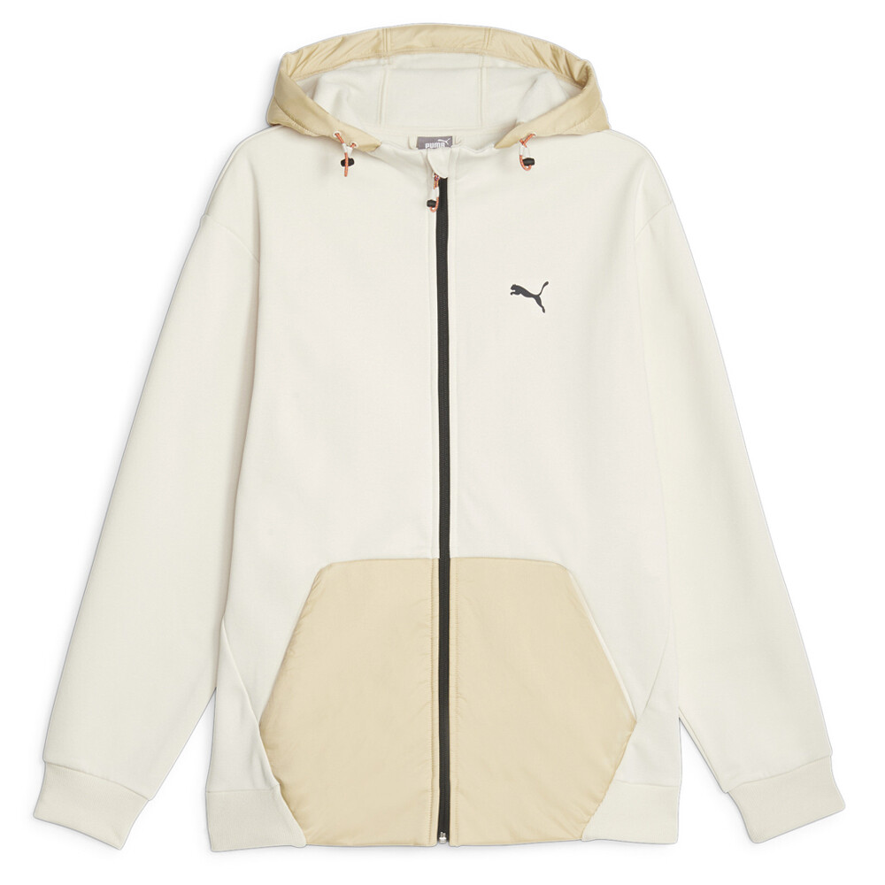 Puma Open Road FullZip Hoodie Mens White Casual Outerwear 67589787