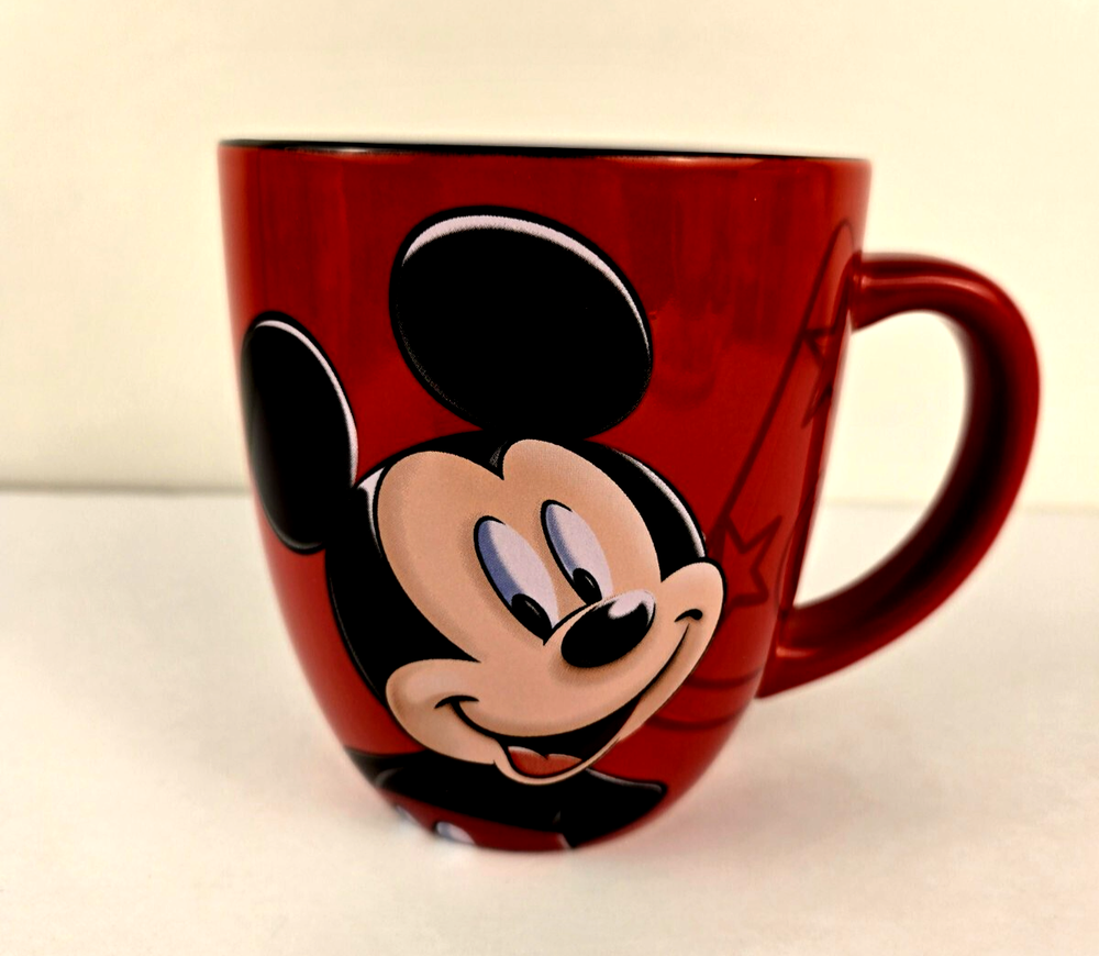 Disneyland Resort 20 oz Mickey Mouse Fantasia Sorcerer Hat Red Mug