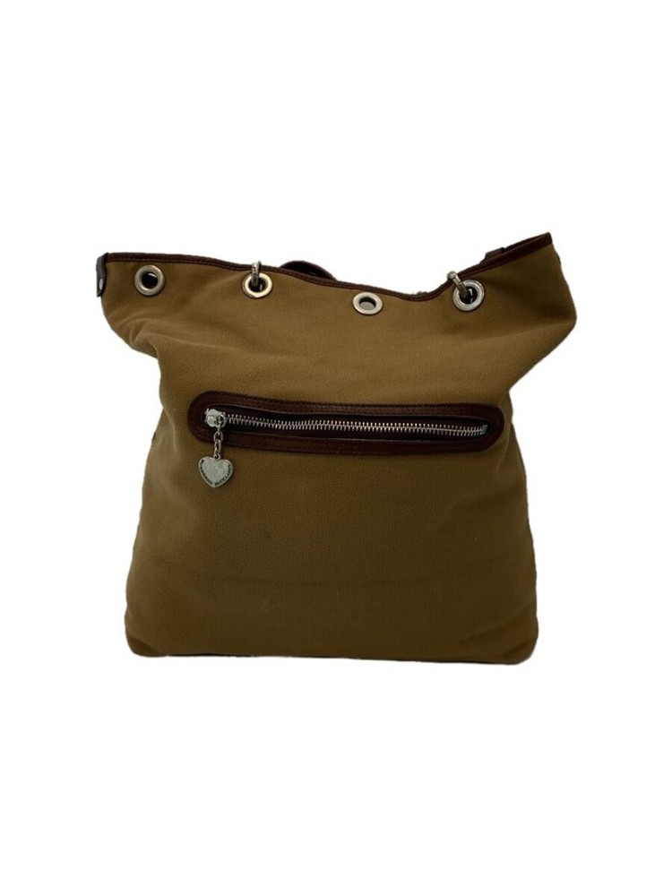 BURBERRY BLUE LABEL ◆Tote bag/Cotton/BEG/Reversible