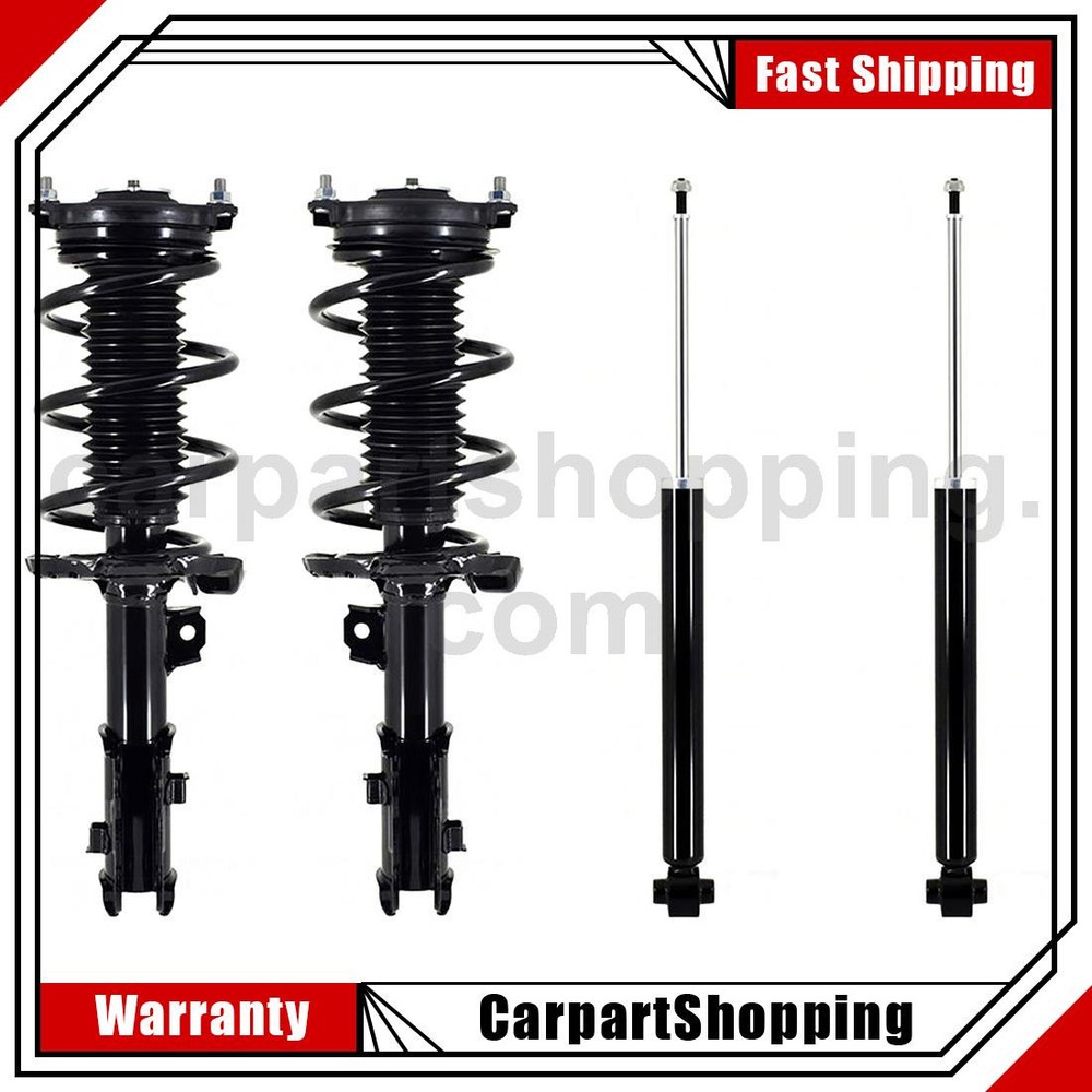 2018 Hyundai Elantra GT 4-Piece Loaded Strut Assembly with Shock Absorber & Spring