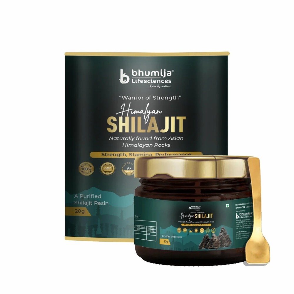 New Organic Himalayan Shilajit, Organic Extremely Potent 66 Servings - 20 GM