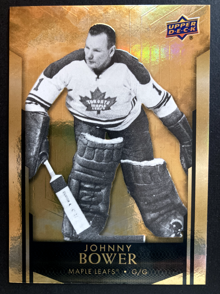 2023-24 Upper Deck Johnny Bower Toronto Maple Leafs Hockey Card #6