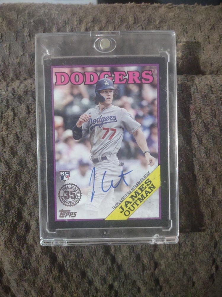 2023 Topps Series 1 - 1988 Topps Baseball Autographs Black #88BA-OUT James...