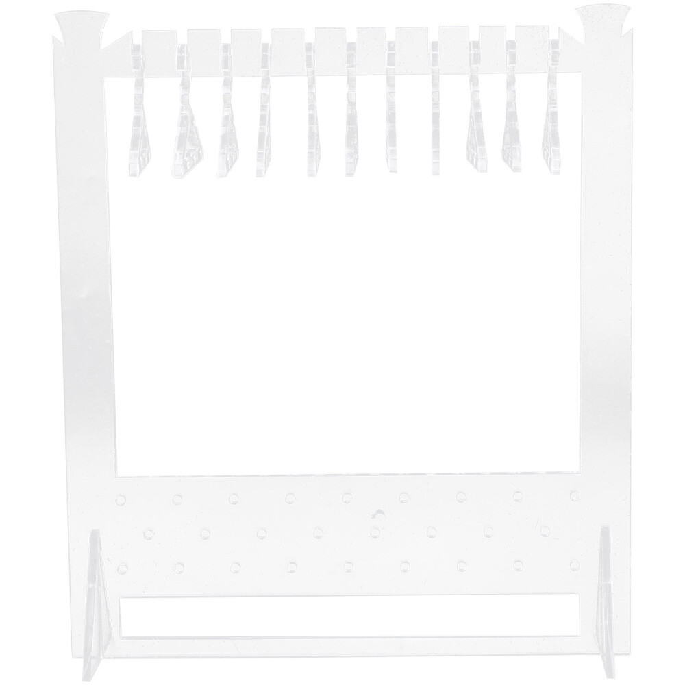 Chic Hanging Jewelry Organizer Rack with Desktop Stand for Storage