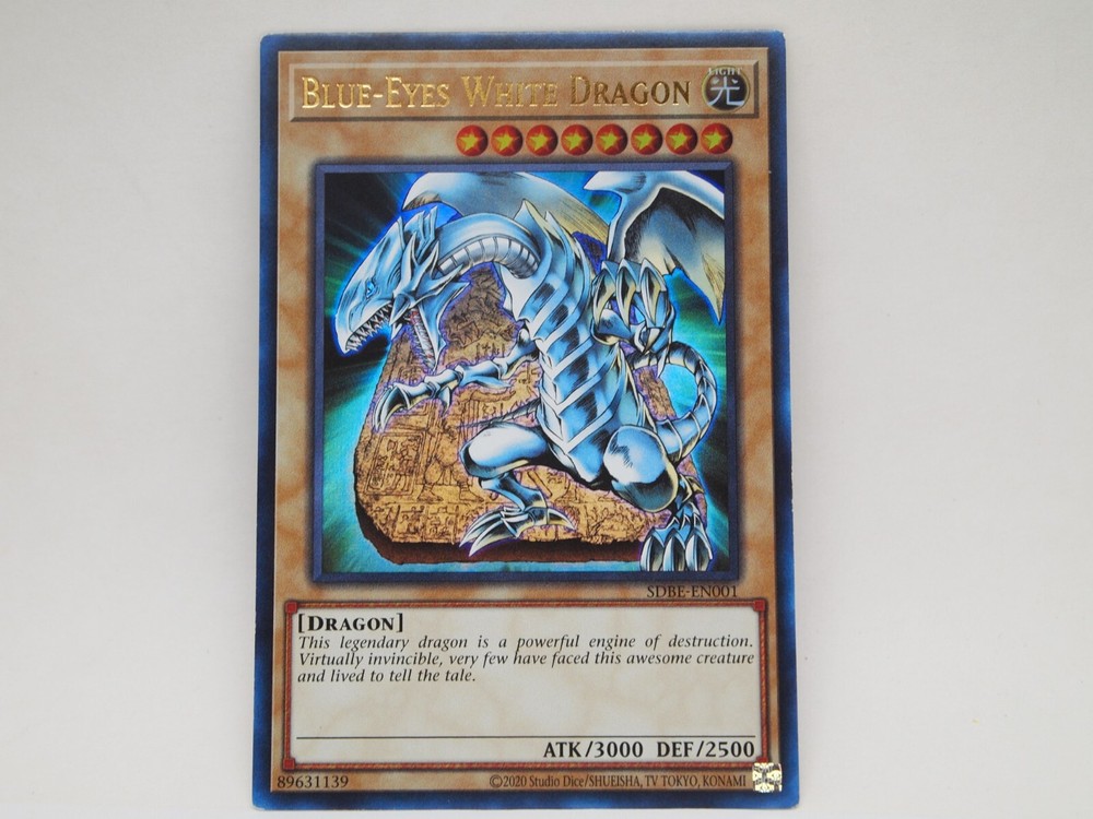 Blue-Eyes White Dragon SDBE-EN001 Ultra Rare Unlimited NM Yugioh Card