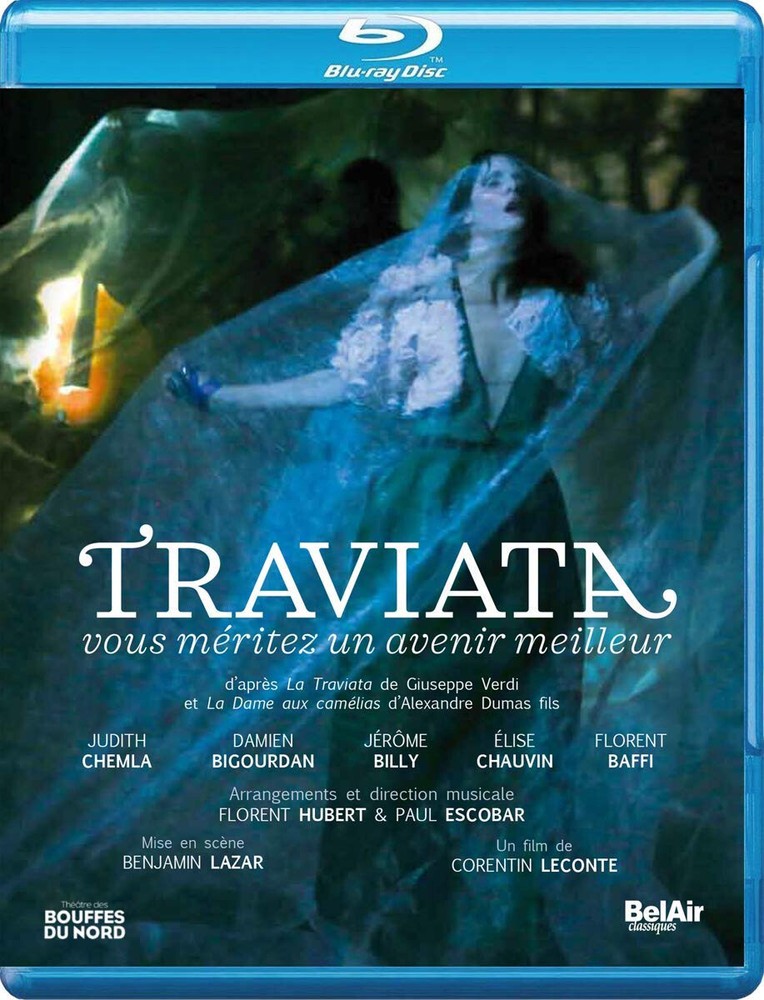 La Traviata: Bouffes Du Nord (Escobar) (Blu-ray) Judith Chemla Damien Bigourdan