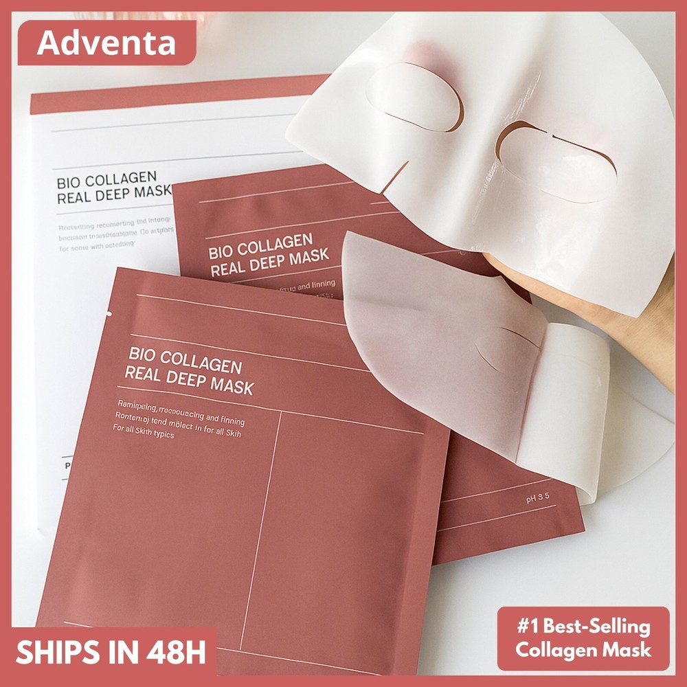 10x Bio-Collagen Korean Anti-Wrinkle Sheet Mask Deep Facial Lifting