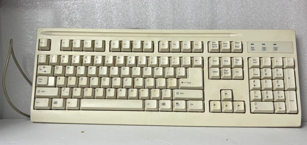 Mitsumi Electronics KFKEA4XT Wired Keyboard | USED, Untested