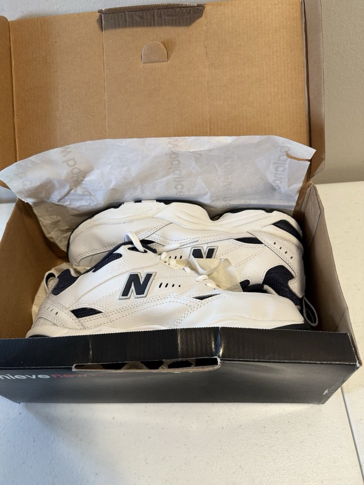 New Balance Mens Athletic Shoes Size 5 White Blue Durable New Other With Box