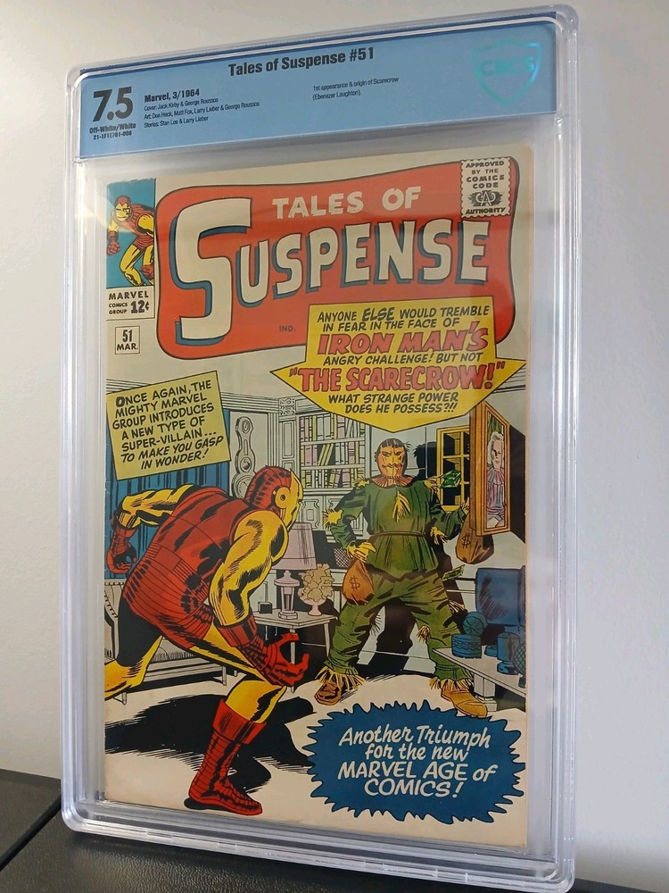 Tales of Suspense 51 CGC 7.5 1st Scarecrow Origin 1964