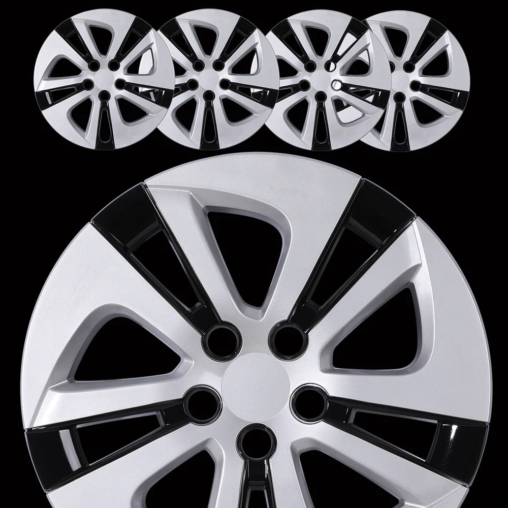 4PCS for Toyota Prius 2016-2022 Silver Black 15