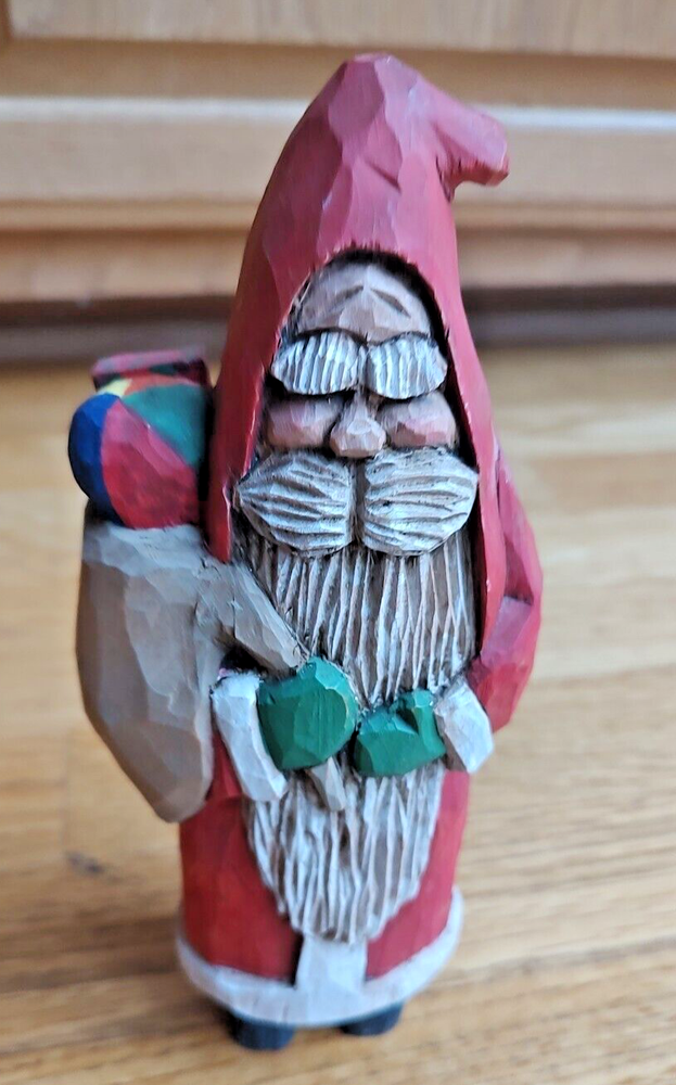 Folk Art Hand Carved Wood 8