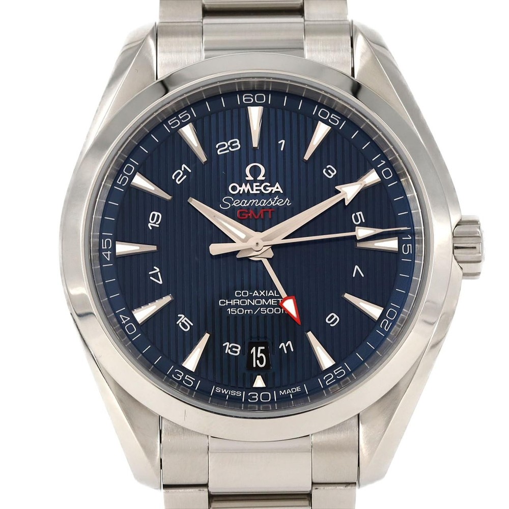 Authentic Omega SeamasterAqua TerraGMT 231.10.43.22.03.001 Stainless Steel M...