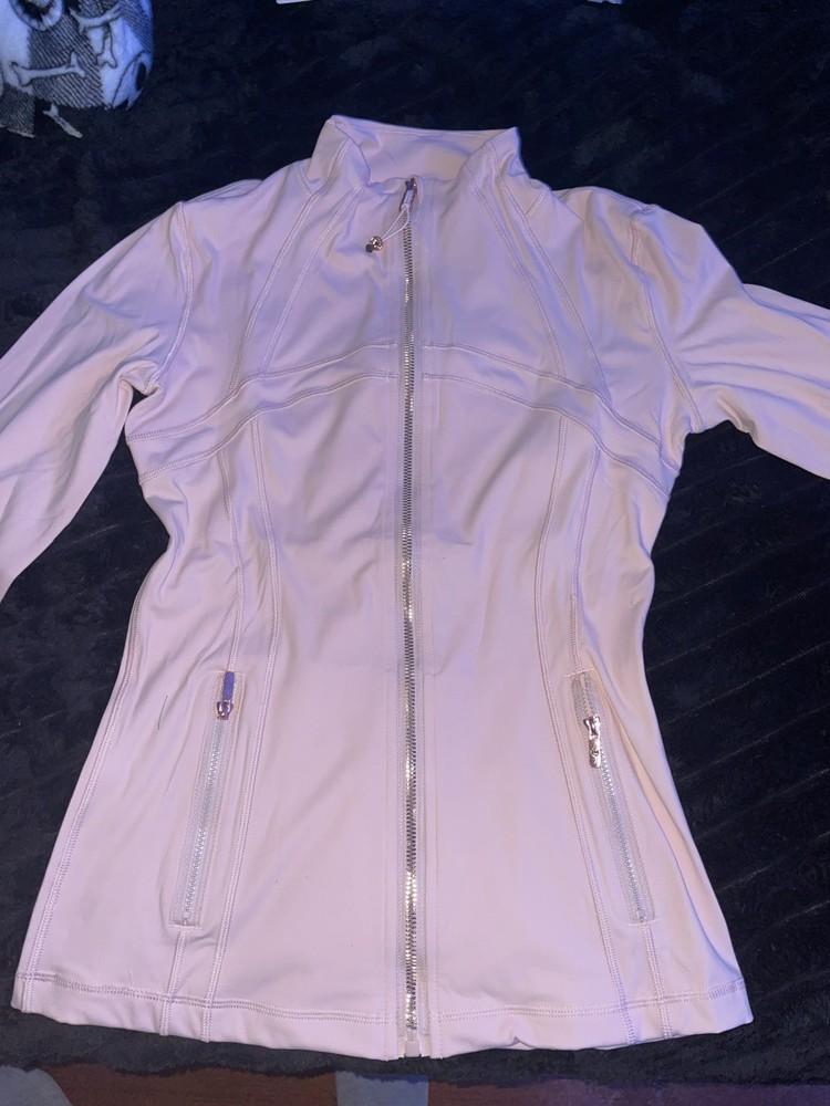 NWT New Lululemon Define Nulu Jacket Coat Pink Haze/Rose Gold Size 6