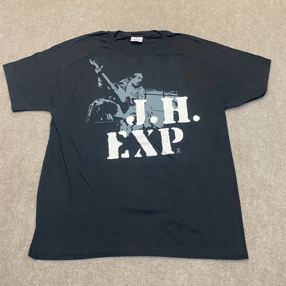Vintage JIMI HENDRIX Shirt Men Large EXPERIENCE 1970 US TOUR Double Sided