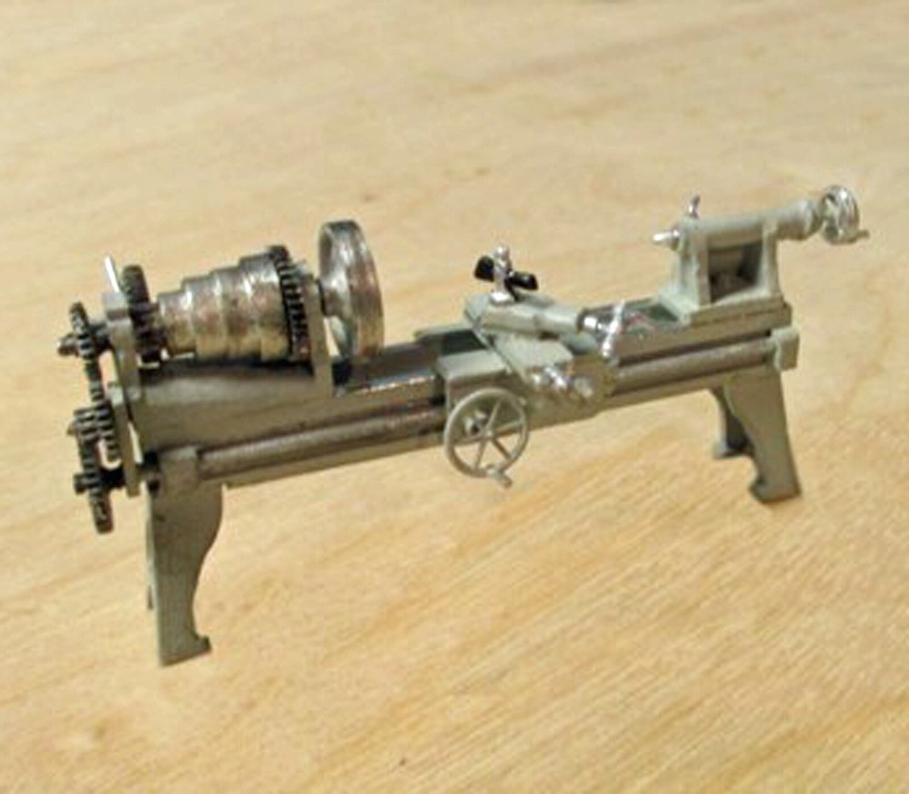 LATHE O On30 Model Railroad Machine Shop Unpainted Detail Pewter KIT CR335A