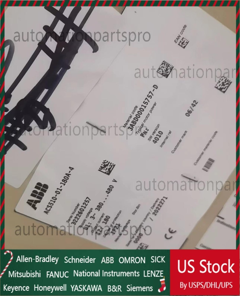 ACS510-01-180A-4 brand new ABB frequency converter with box No Keypad