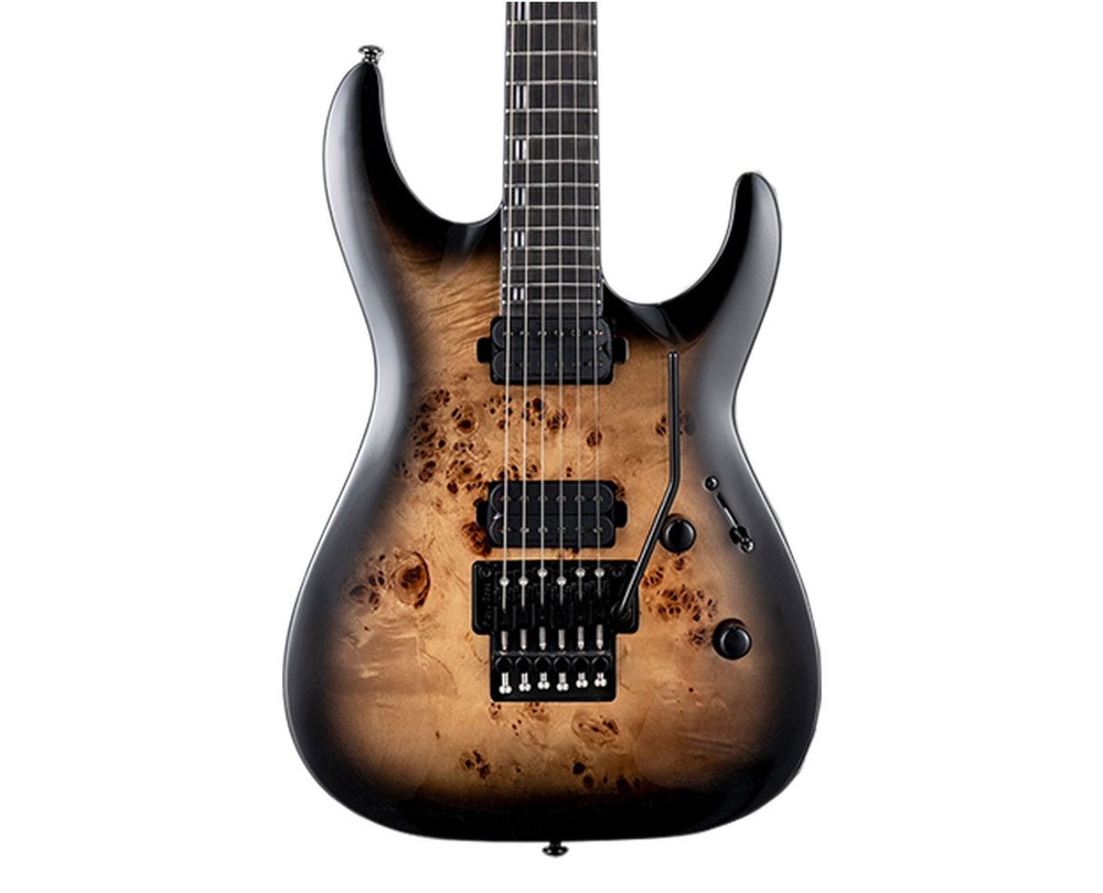 ESP LTD H-1001 FR Electric Guitar - Black Natural Burst - B-Stock