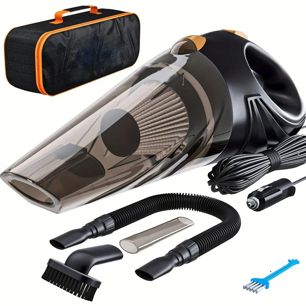 12V High Power Portable Car Vacuum Cleaner with Cord Detailing Kit New US