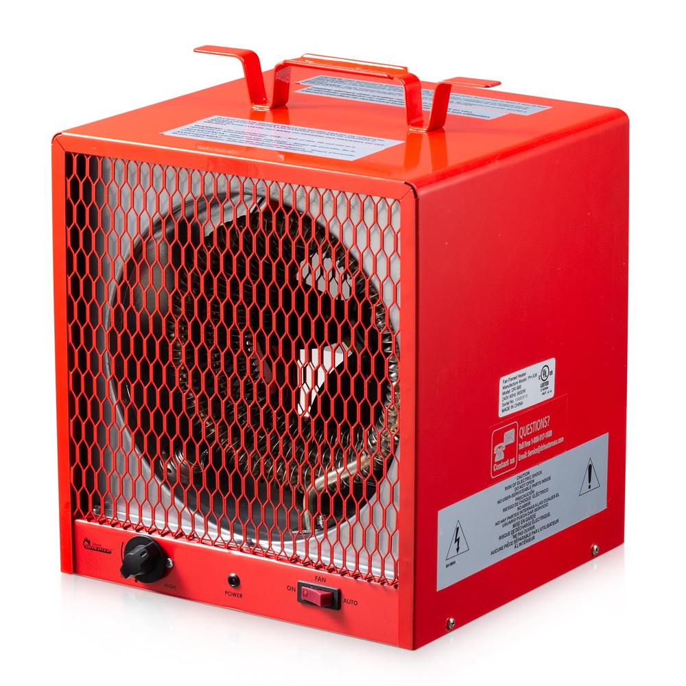 DR Infrared Heater DR-988A 4800/5600W Garage Shop Heater 208/240V with Thermostat