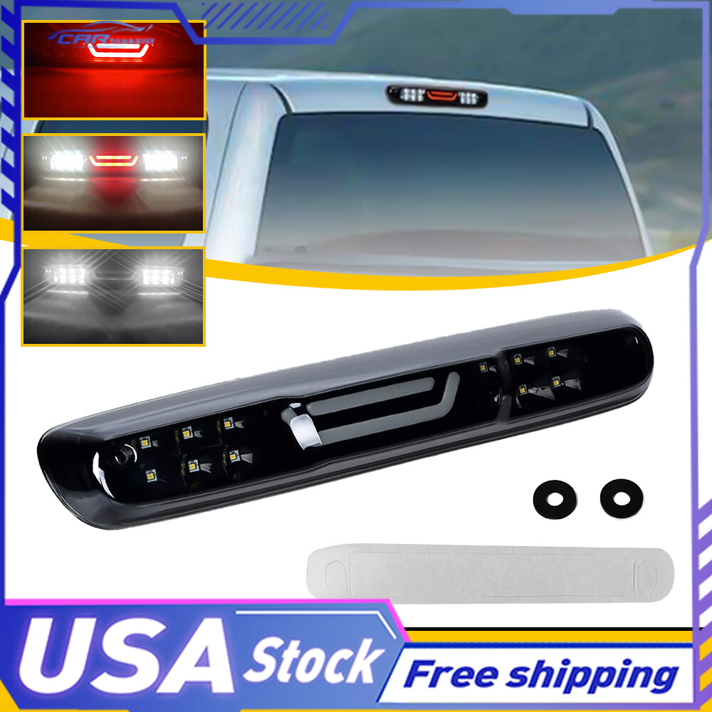2007-2013 Chevy GMC Sierra Silverado LED Third Brake Light Replacement for 1500 2500 3500 Models