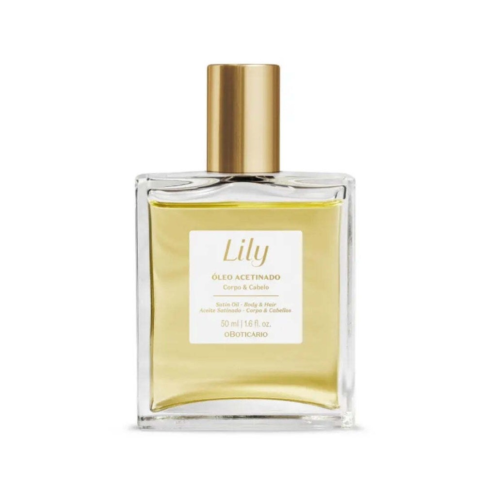 Lily Satin Body & Hair Oil for Nourished Softness 50ml by O Boticário
