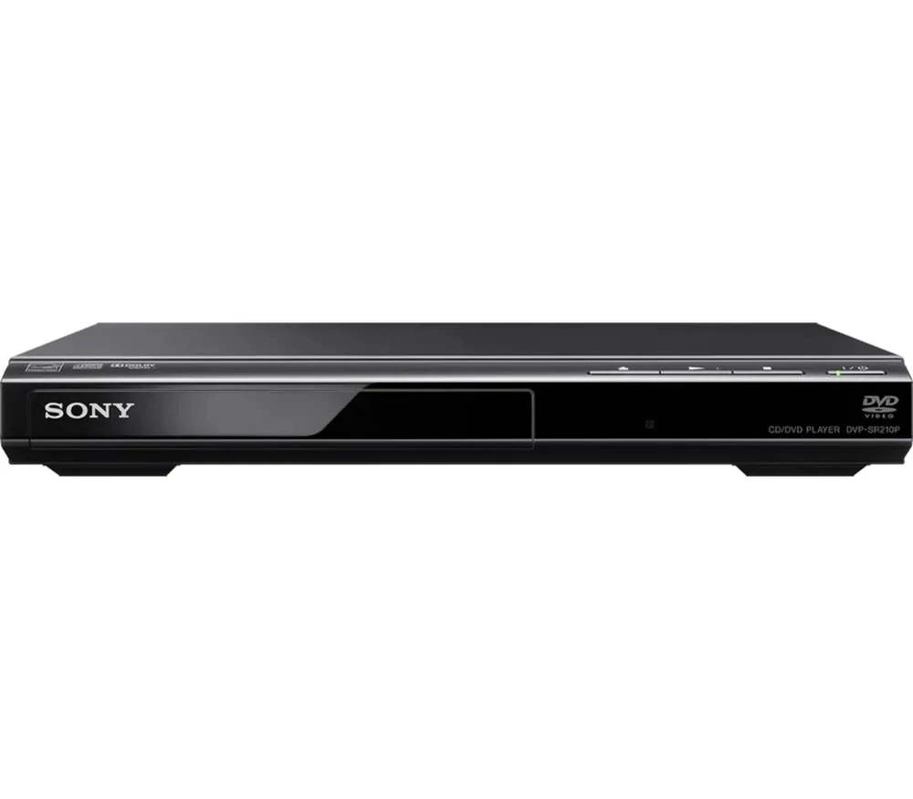 SONY DVP-SR210P CD/DVD Player w/ AV Cables Pre-owned Tested Works NO REMOTE