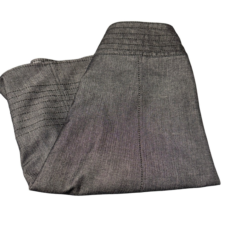J Jill Skirt Womens 2 Dark Blue Chambray Denim A-Line Coastal + Pockets Classic