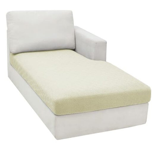 L-Shaped Sectional Sofa Cover with Separate Cushion Protector  