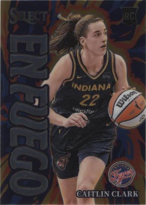 2024 Panini Select WNBA - En Fuego #14 Caitlin Clark (RC)