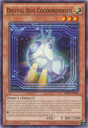 Digital Bug Cocoondenser - SHVI-EN033 - Common - 1st Edition x3 - Lightly Played