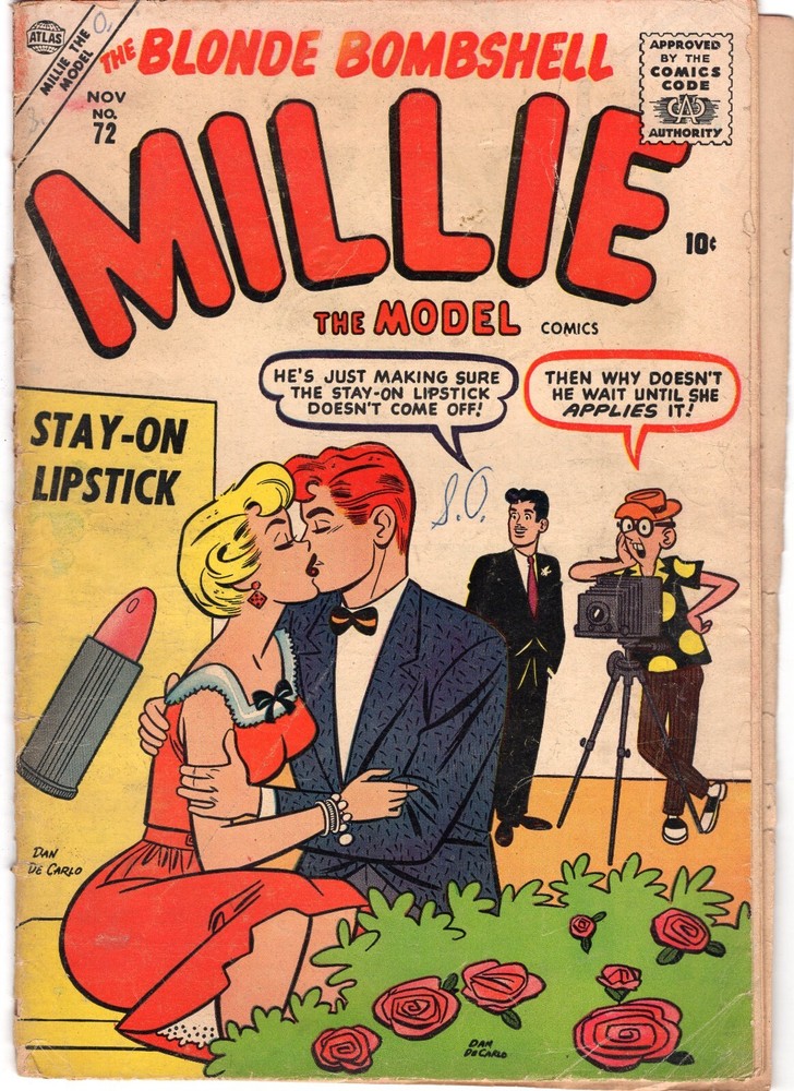 Millie the Model #72 1956 Scripts by Stan Lee, art by Dan DeCarlo