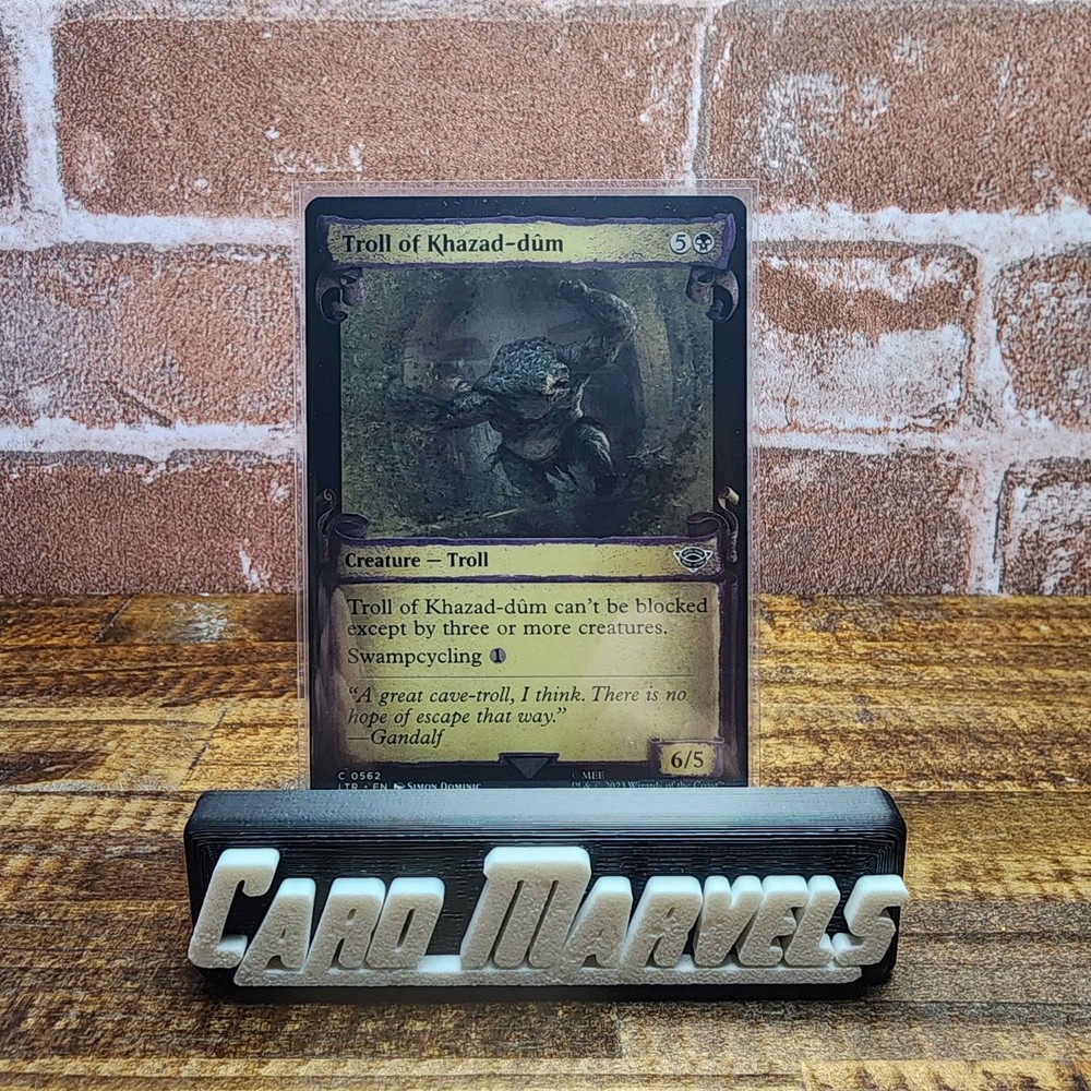 Troll of Khazad-dum (Showcase Scrolls) Universes Beyond: the Lord of the Rings: Tales of Middle-Earth Regular