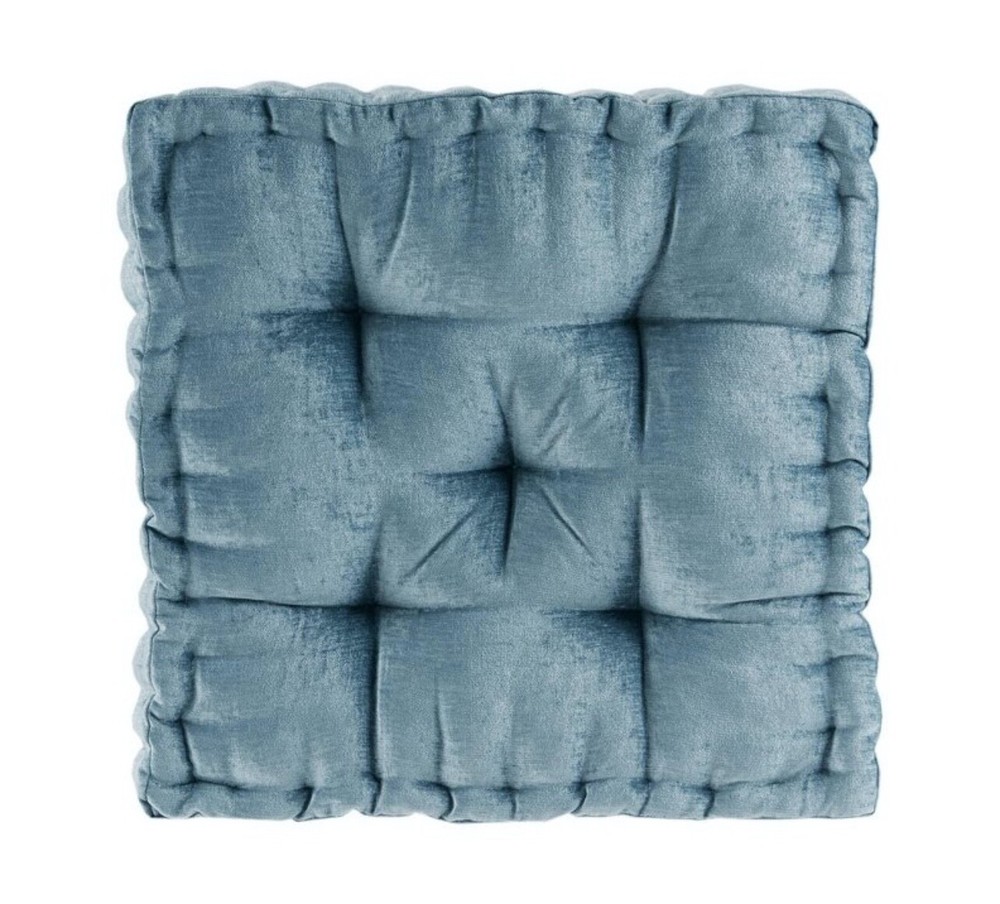 Intelligent Design oversize diah poly Chenille Square Floor Pillow Aqua 20X20