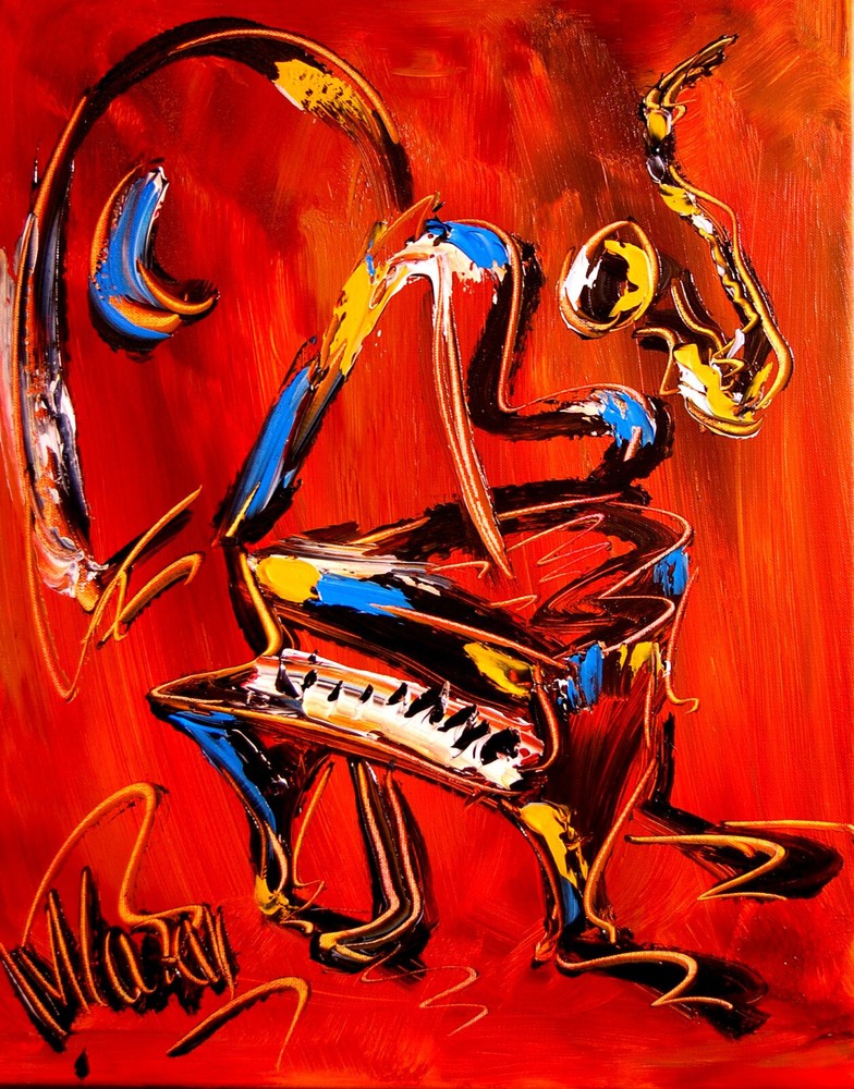 Gorgeous Painting G Canvas Expressionist Modern Art  Stretched BVYOTU