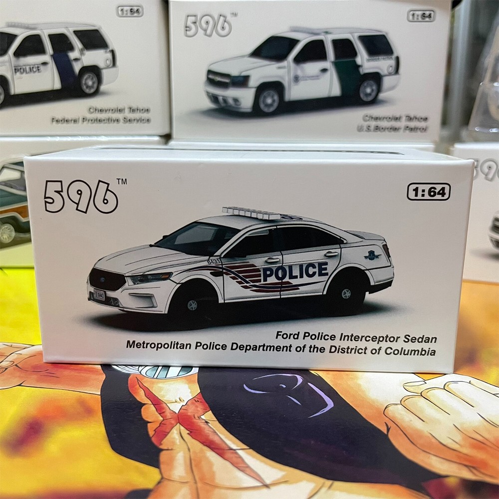 1:64 596 Taurus MPDC Washington Police Interceptor Model Diecast Metal Car