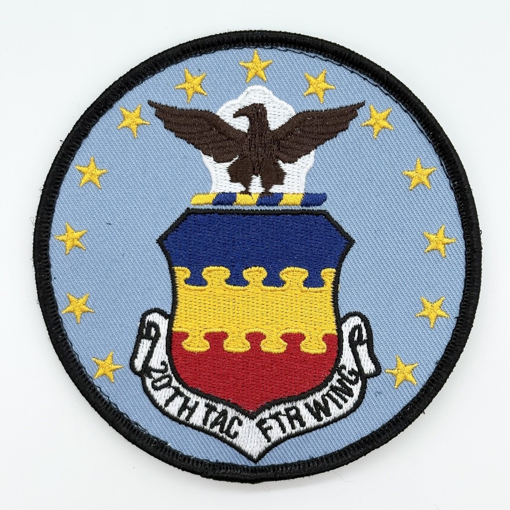 20th Tactical Fighter Wing (20 TFW), 4in, Hook and Loop Patch