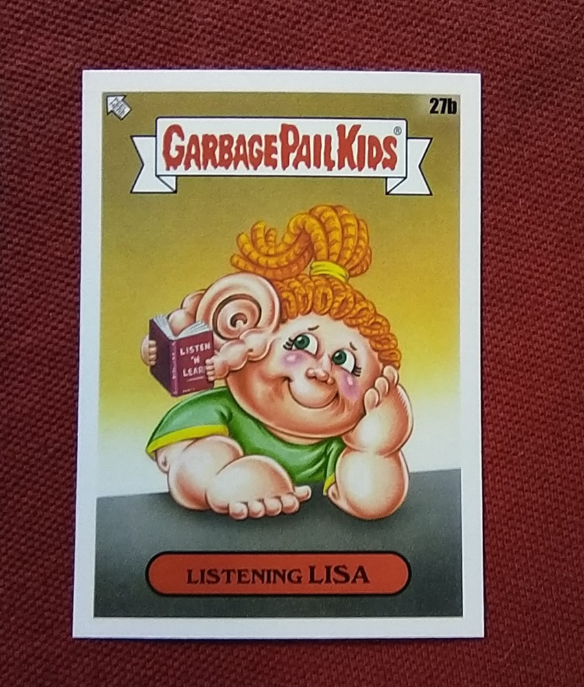 2022 Topps Garbage Pail Kids Listening Lisa #27b GPK