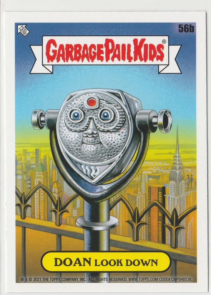 Doan Look Down #56b Garbage Pail Kids GPK 2021 Vacation Series