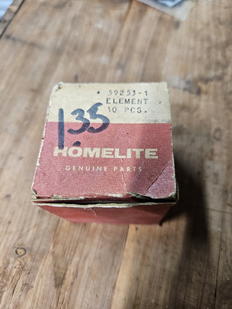 Homelite OEM 9-Piece Air Filter Kit Part 59253-1 NOS