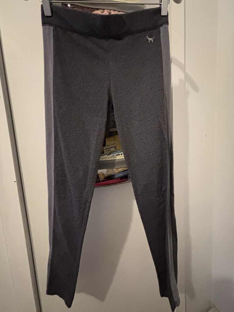 Victoria's Secret Women's Pink Leggings Gray, Size Medium
