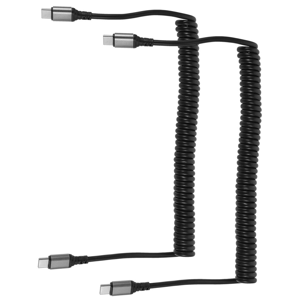 2-Pack Heavy Duty USB to USB-C Fast Charging Car Cables