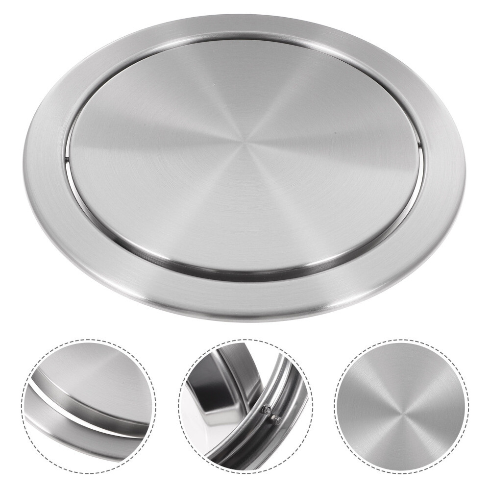 Polished Trash Grommets for Countertop Chute Lid Office Dad