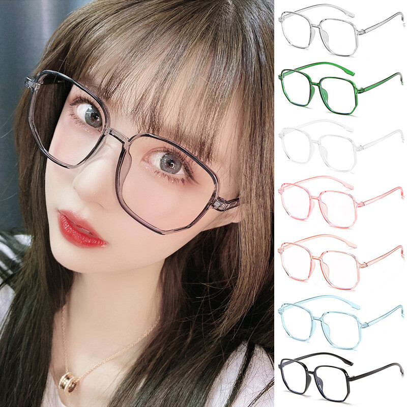 Vintage Oversized Anti Blue Light Radiation Unisex Glasses Round Eyewear ⊹