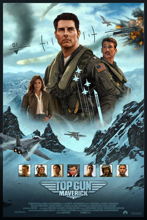 NEW Top Gun: Maverick Movie Poster, High Quality Prints, Fan Gift, Wall Art