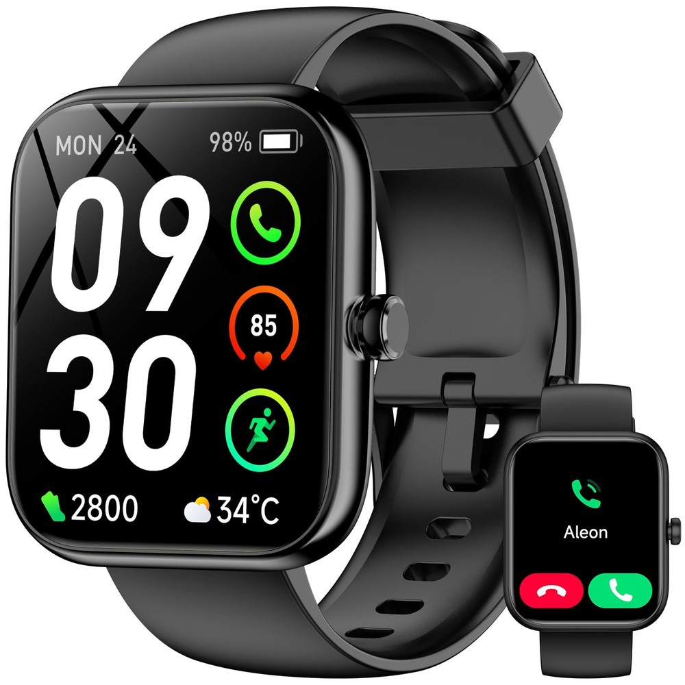 Smart Watch for Men Women with 183 HD Fitness Tracker & Call Function