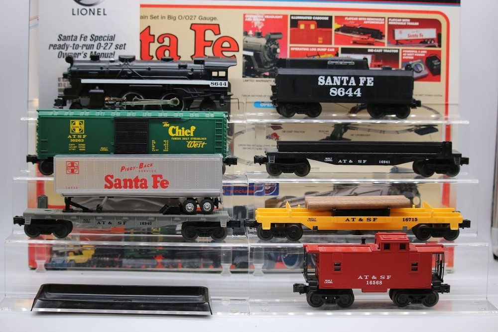 Lionel Santa Fe O Gauge Steam Locomotive and Freight Train Set 6-11900 1:48 Scale  