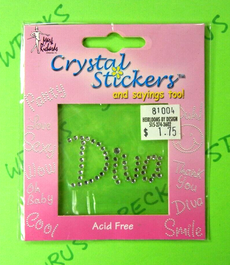 Diva Rhinestones Crystal Stickers Pack